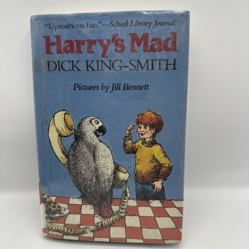 Harry's Mad‎ by Dick King-Smith Ex Libera 1987 HCDJ Kids Chapter Book